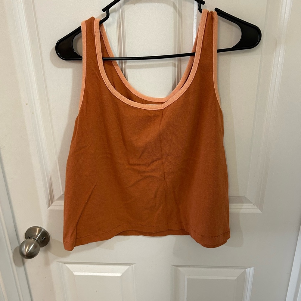 Orange Madewell Top for Summer!